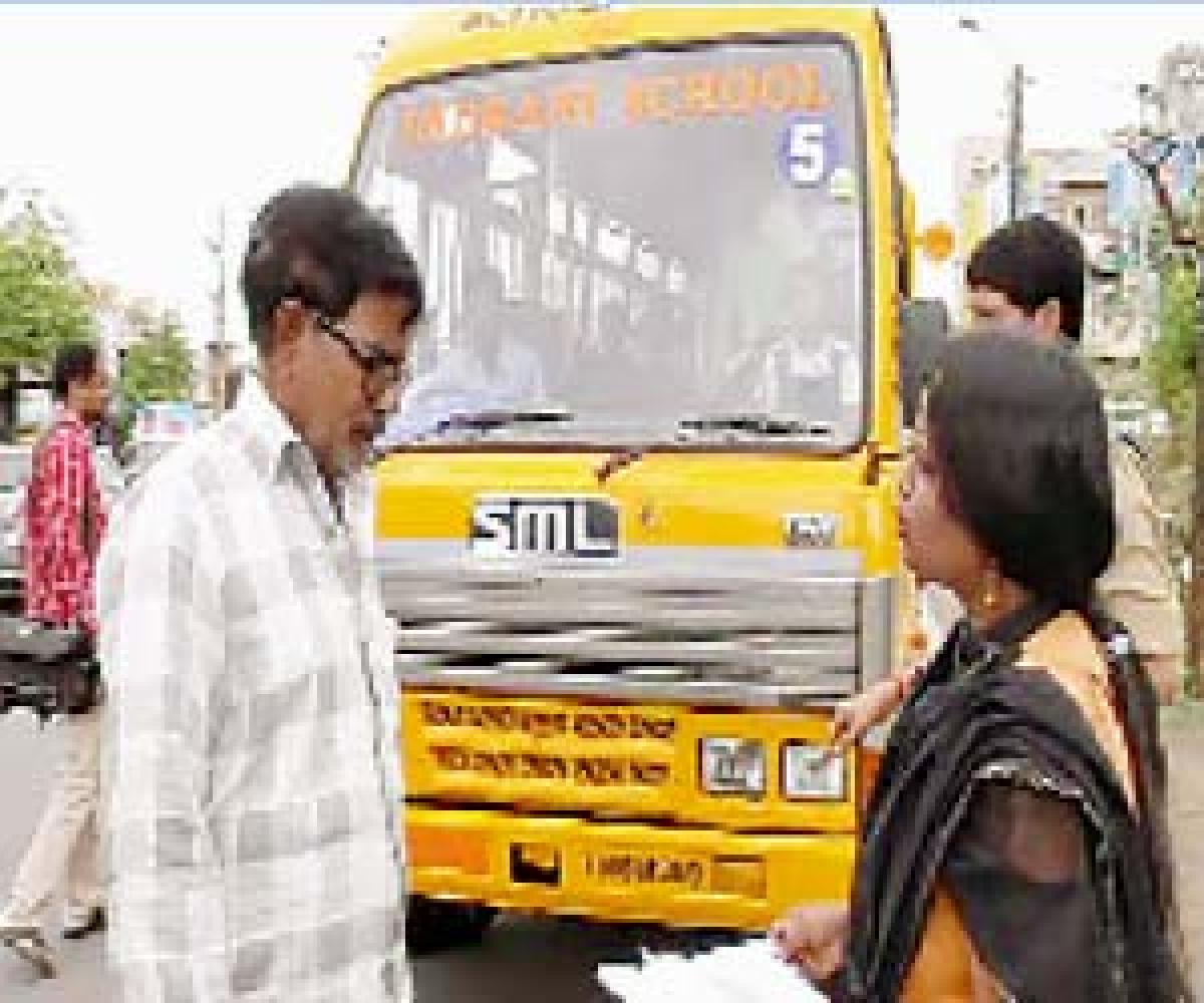 Special drive held to check school buses