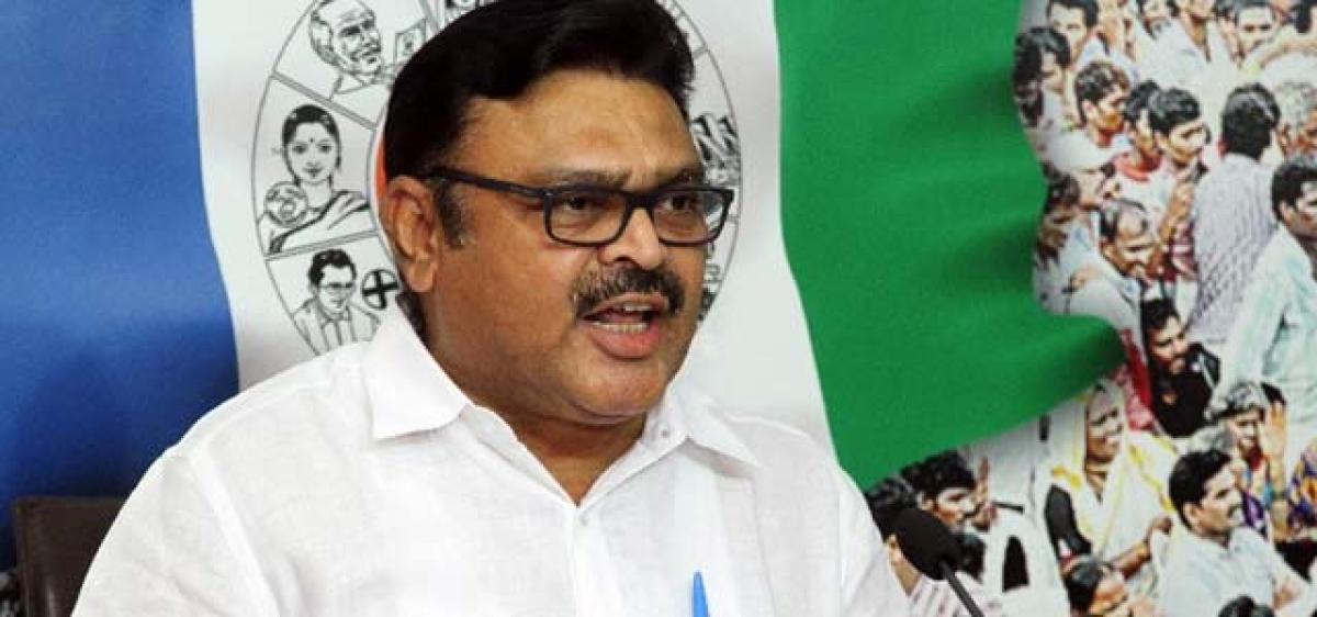 Ambati lashes out at govt for booking Jagan