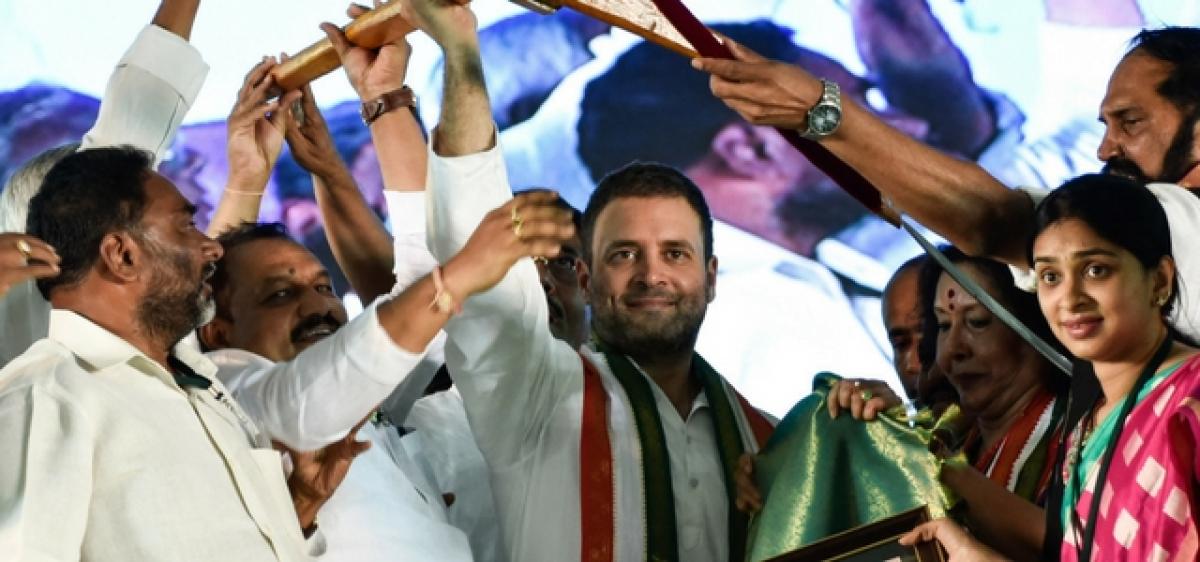 Rahul Gandhi takes Sangareddy by storm