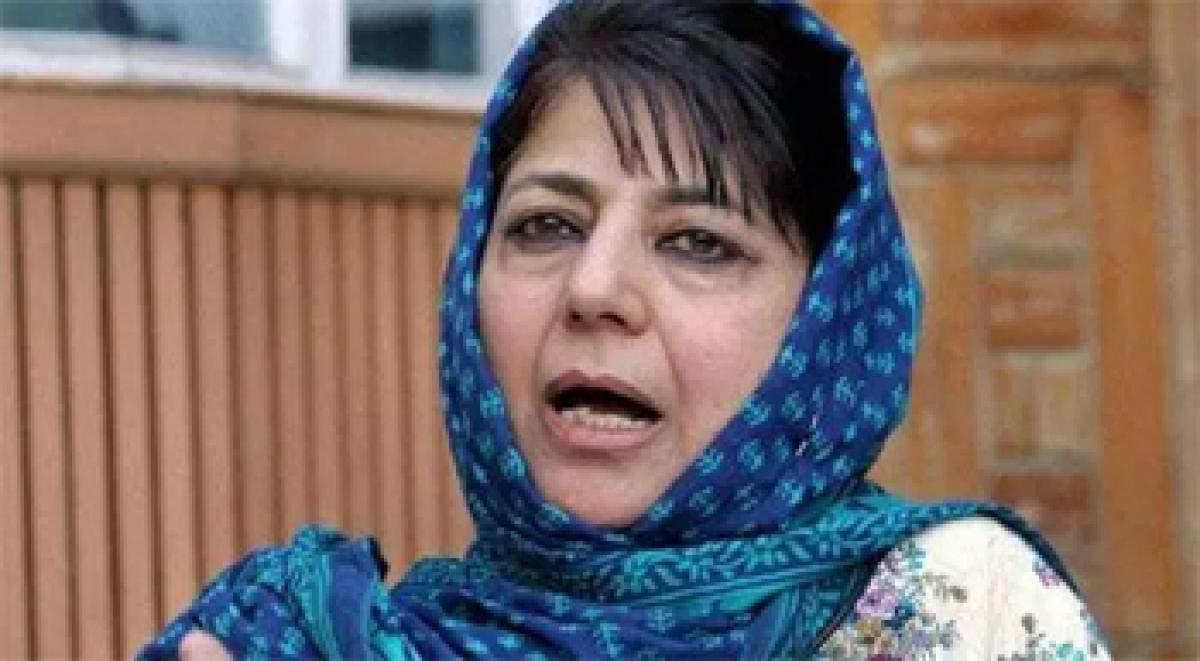 Mehbooba hints at creating Attari-Wagha like arrangement in J-K