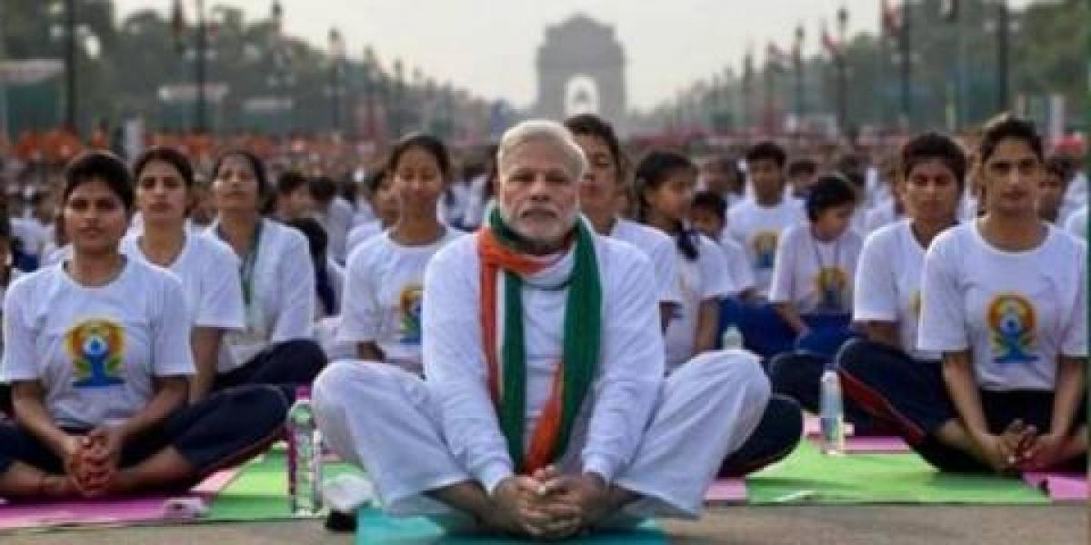 Yoga gives salvation from all diseases: Modi