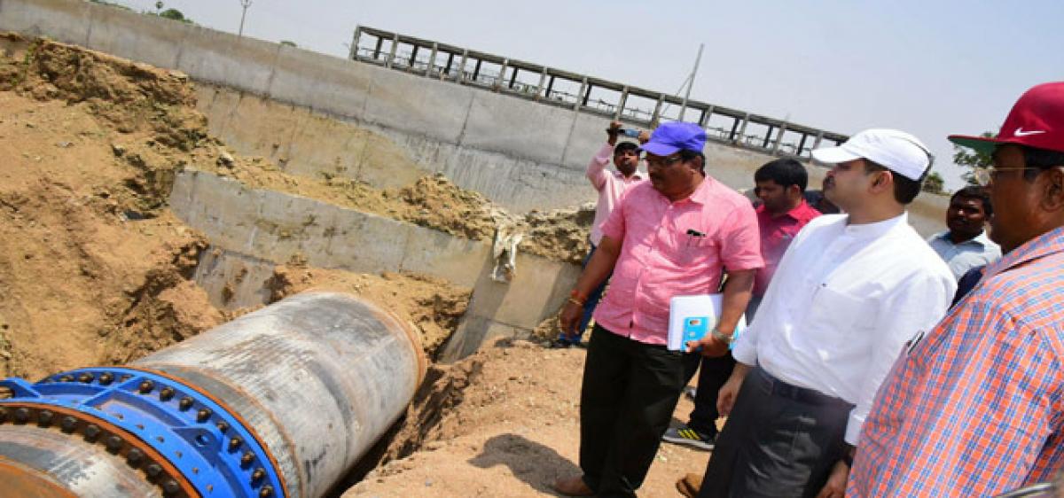 Complete Mission Bhagiratha works by December: Karimnagar Collector