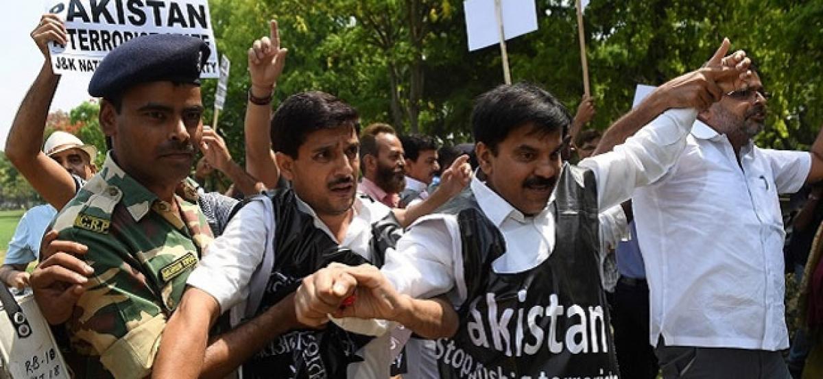 Declare Pakistan a terror state demands J&K Panthers Party outside High Commission