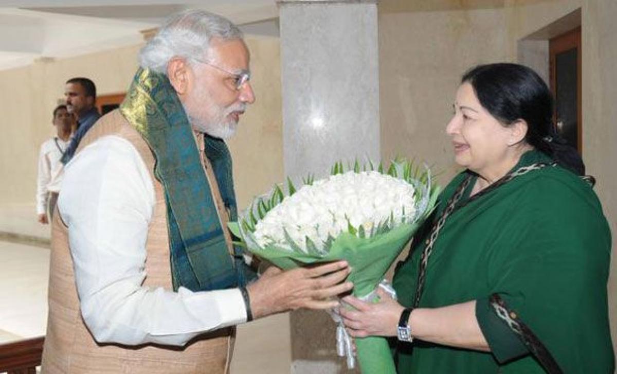 Narendra Modi meets Jayalalithaa over lunch in Chennai