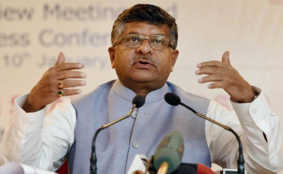 BPOs should move to smaller towns: Ravi Shankar Prasad