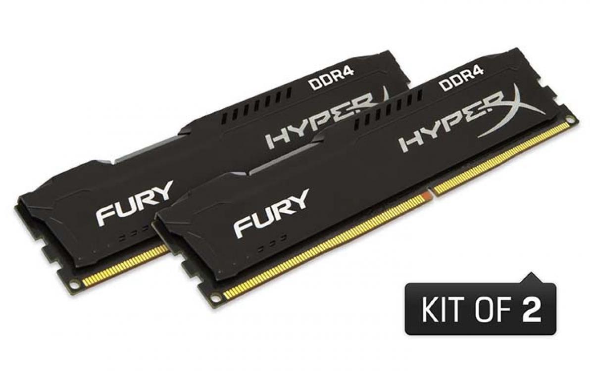 HyperX releases HyperX FURY DDR4 Kits of two for Intel Skylake Platform