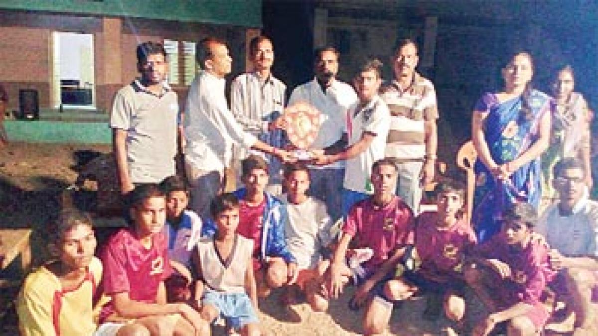 Kasturba girls lift kho-kho trophy