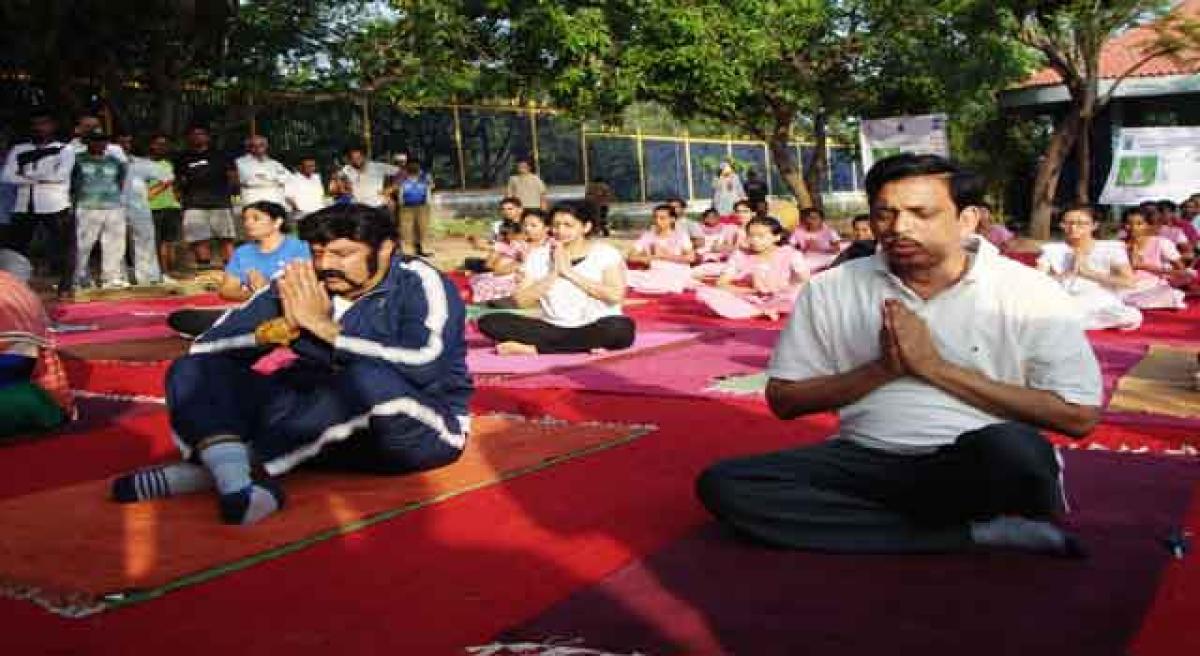 Be healthy with daily yoga: Balakrishna