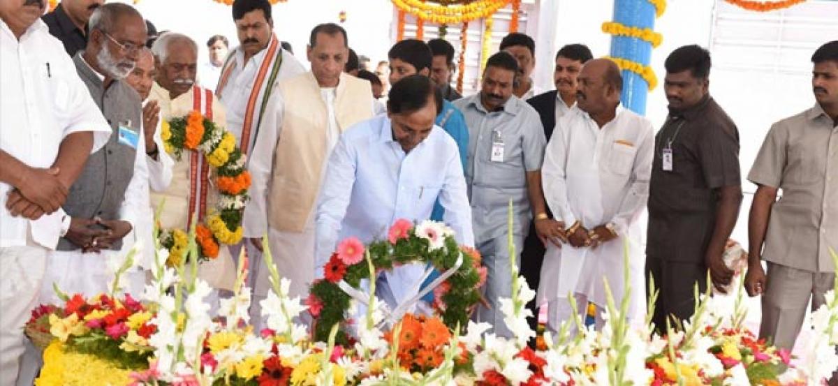 Homage paid to Gandhi in Telangana on 69th death anniversary