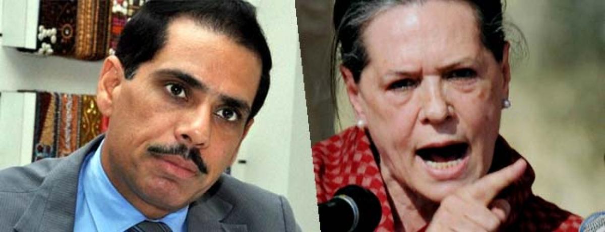 Angry Sonia Gandhi defends Robert Vadra in Benami property row