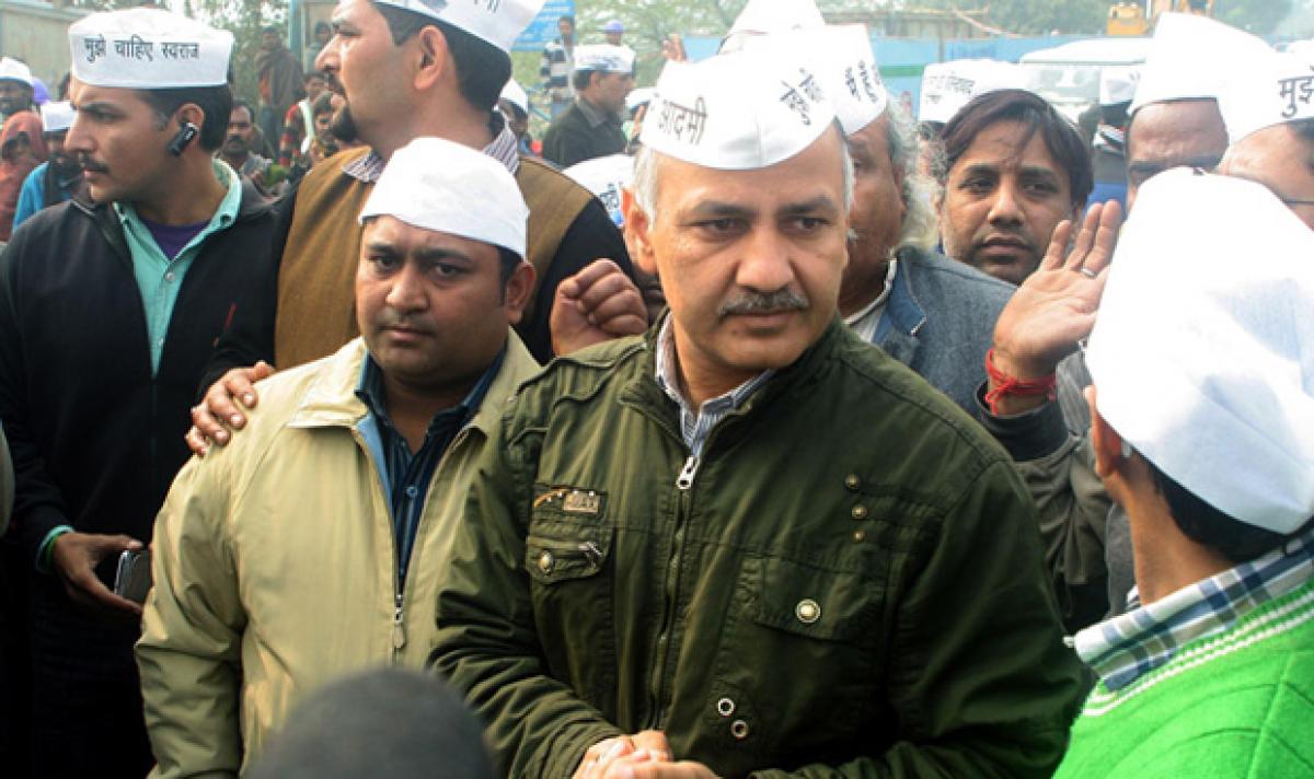 Manish Sisodia, AAP legislators detained