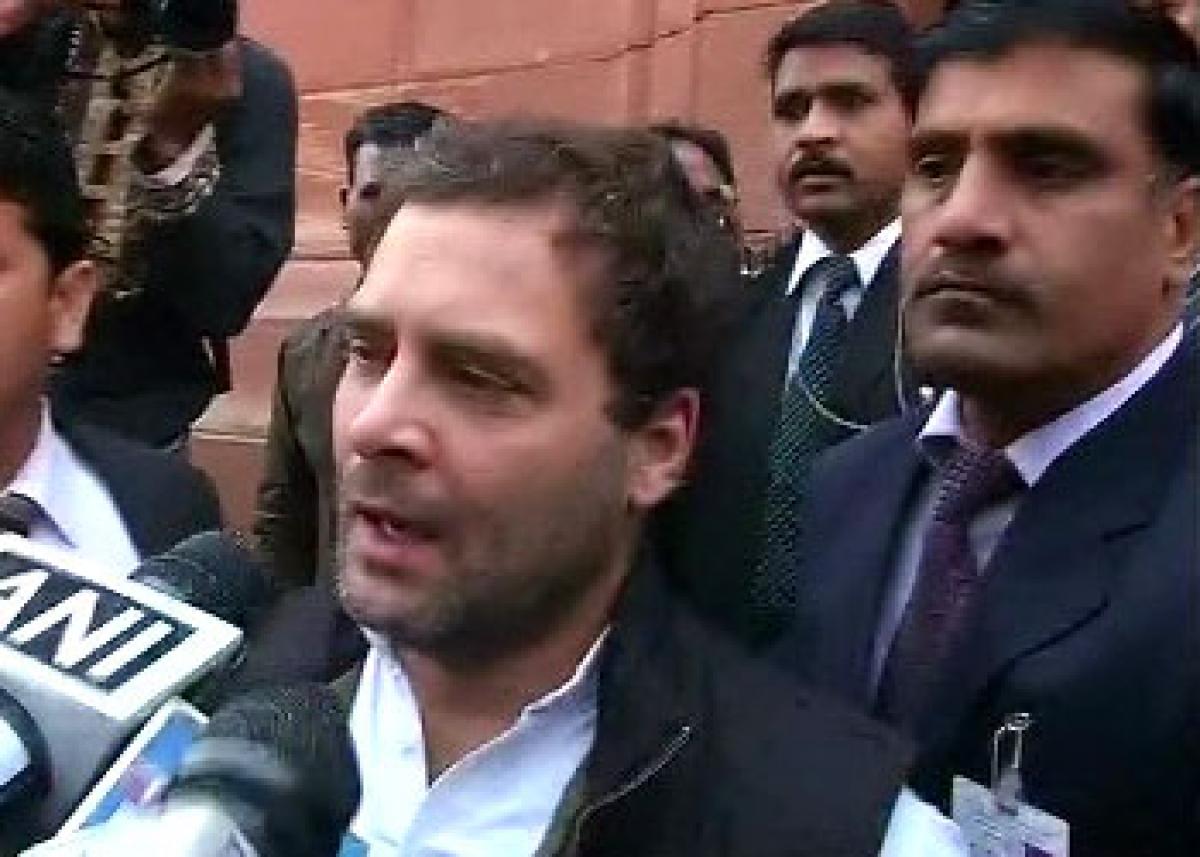 Scared govt. wont let me speak in Parliament: Rahul Gandhi