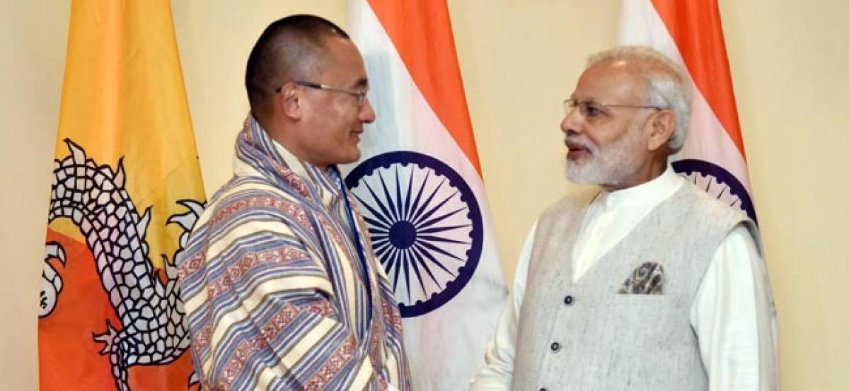 PM Narendra Modi meets Bhutan PM Tshering Tobgay