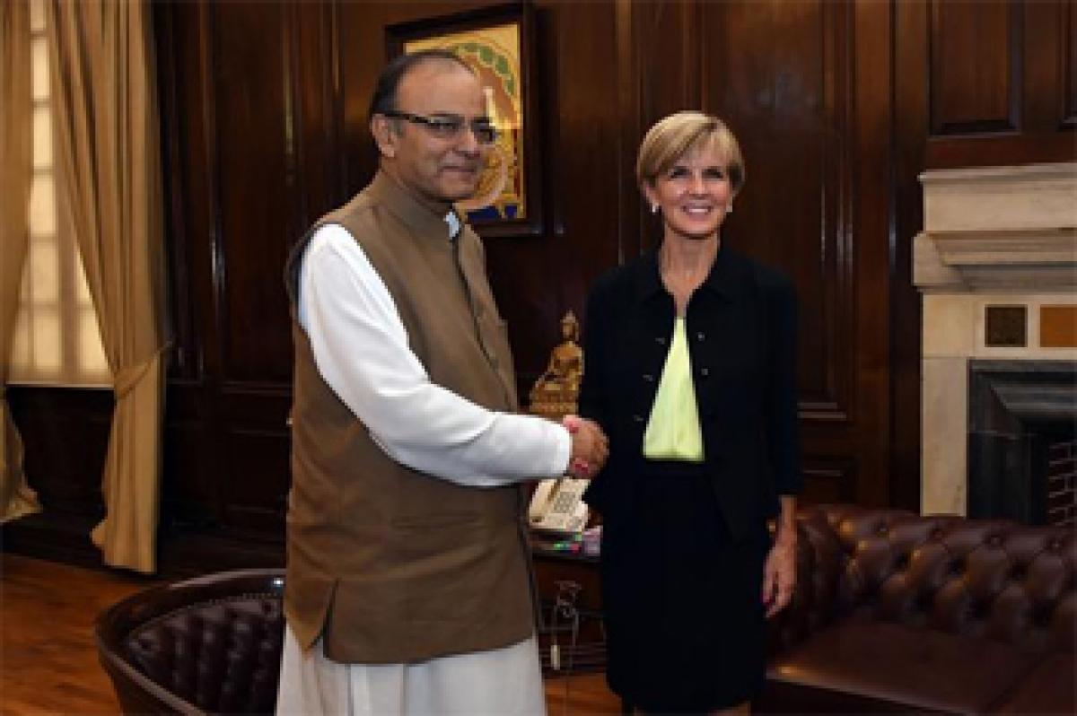 Jaitley calls on Australia Foreign Minister Julie Bishop