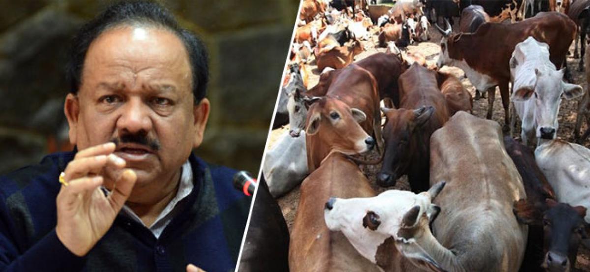 Will satisfy everyone on cattle slaughter ban: Harsh Vardhan