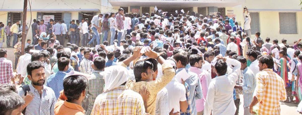 30,908 candidates appear for test in Nizamabad