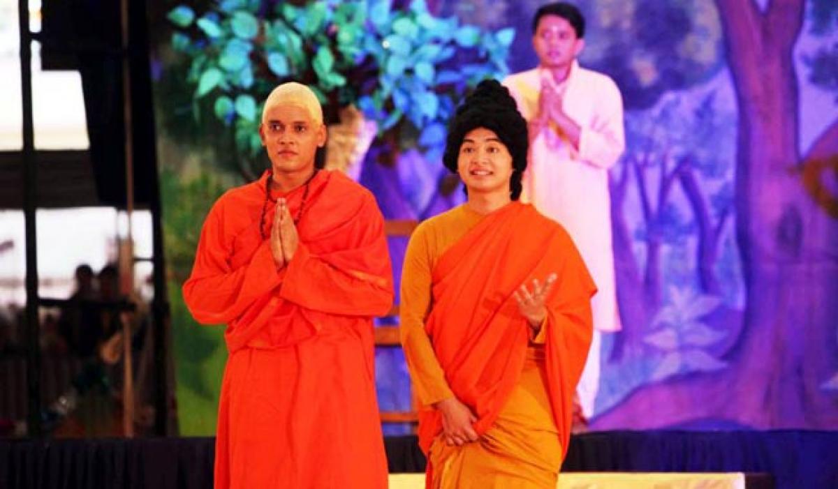 Photos: PG students of SSSIHL​ ​Prasanthi Nilayam Campus​ ​enact drama ahead of Guru Purnima​