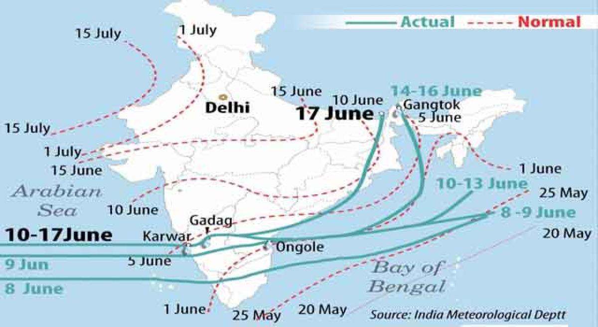 Monsoon all set to hit Telangana