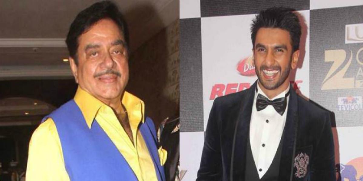 Ranveer is perfect to play as Shatrughan says Sonakshi