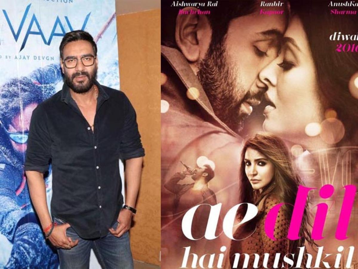 Despite his stand against Pak artistes, Ajay Devgn backs Ae Dil Hai Mushkil