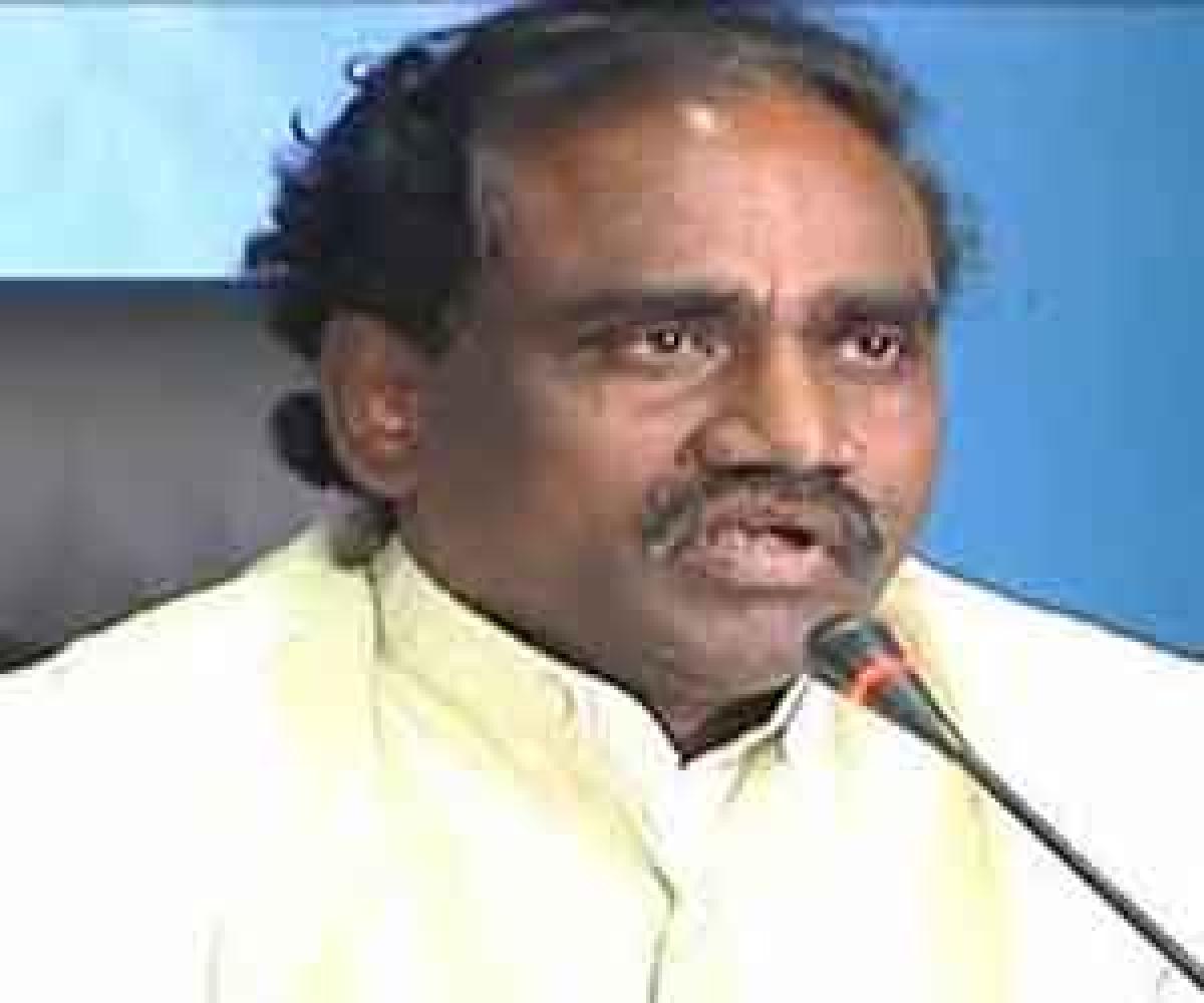 Ravela lashes out at Jagan