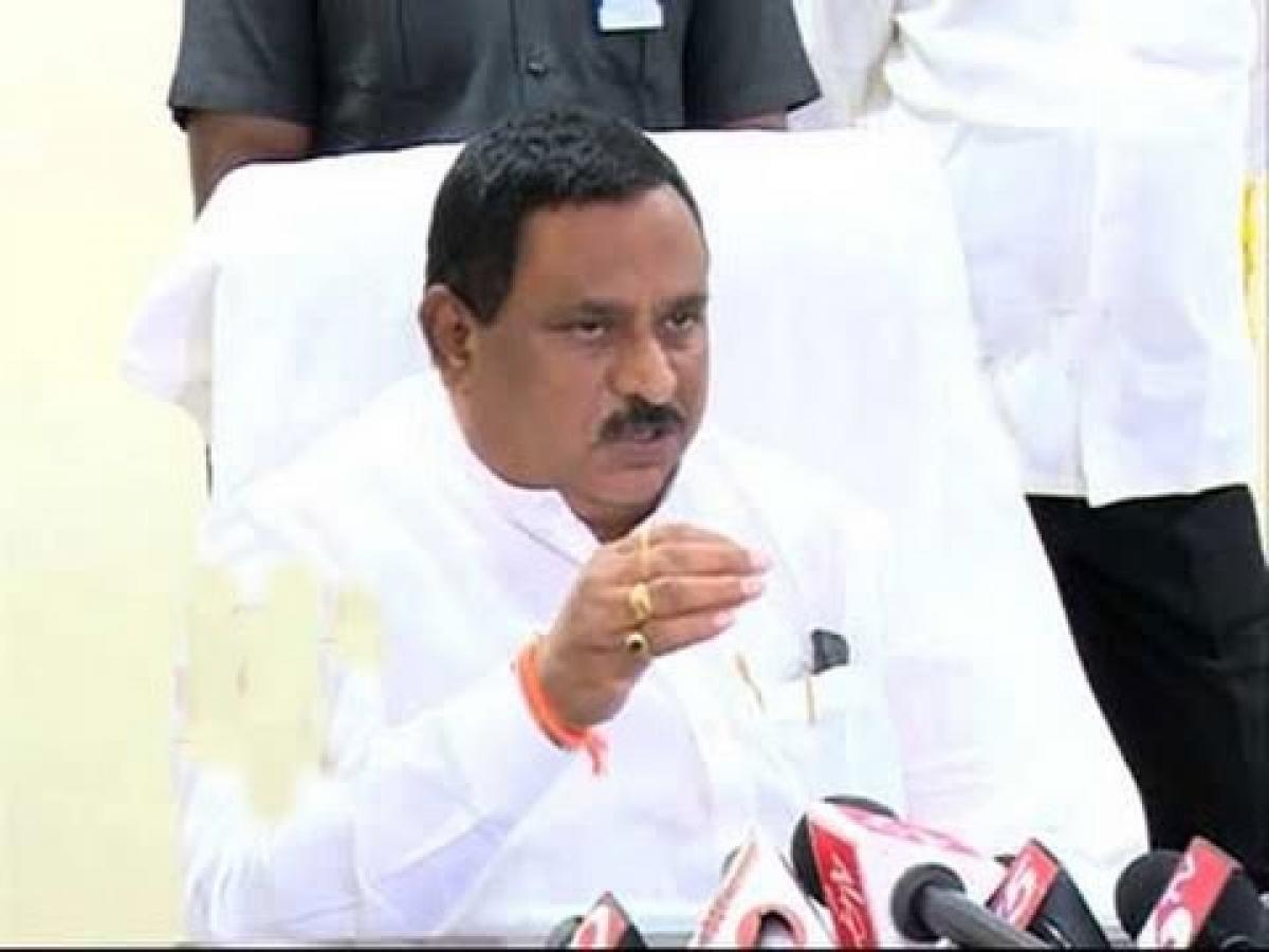 Chinarajappa: Mudragadas demands on release of Tuni agitators unacceptable