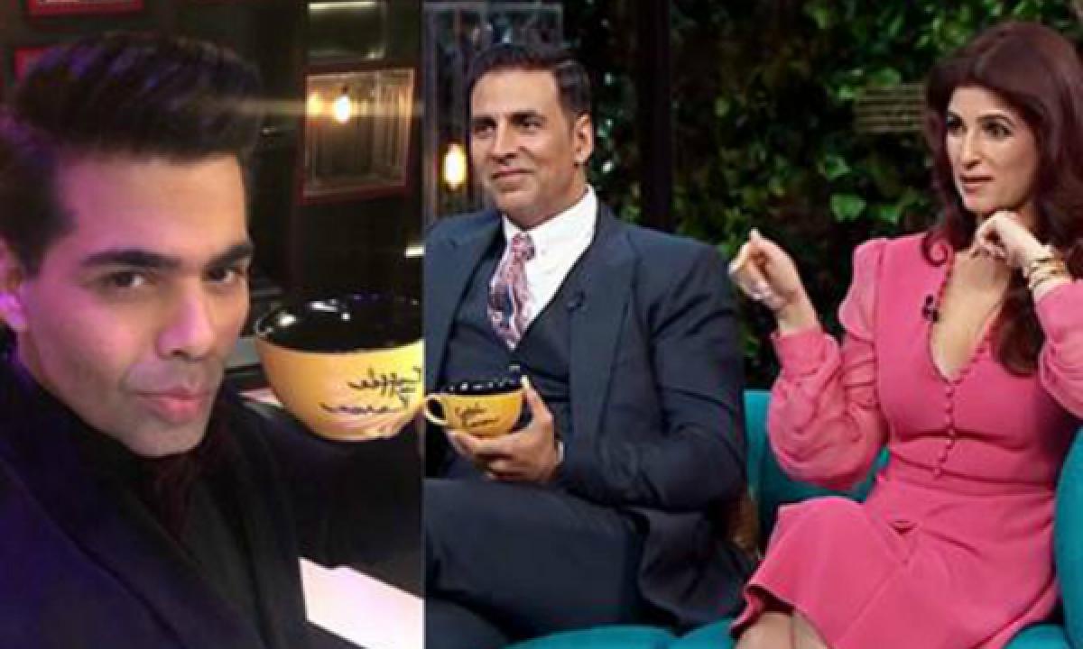 Twinkle Khanna says its Dangerous to drink coffee with Karan Johar