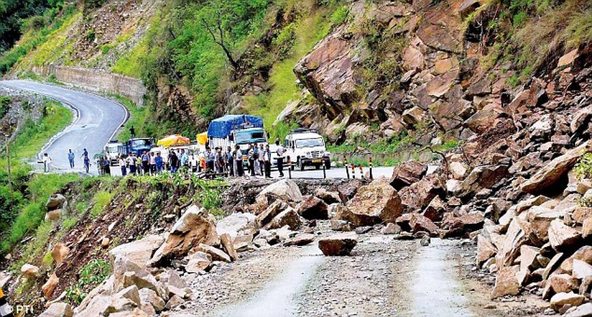 Uttarakhand roads blocked by heavy rains, landslides