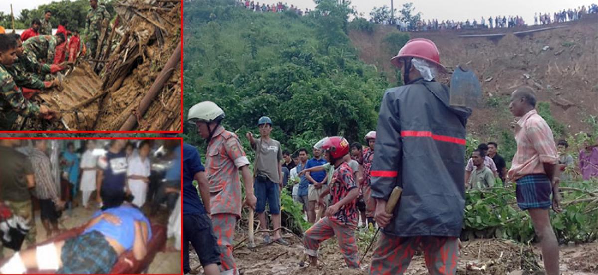 134 dead in Bangladesh landslides, many missing