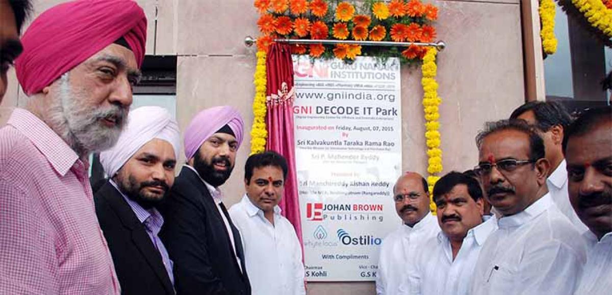 India’s first college based IT park at Gurunanak