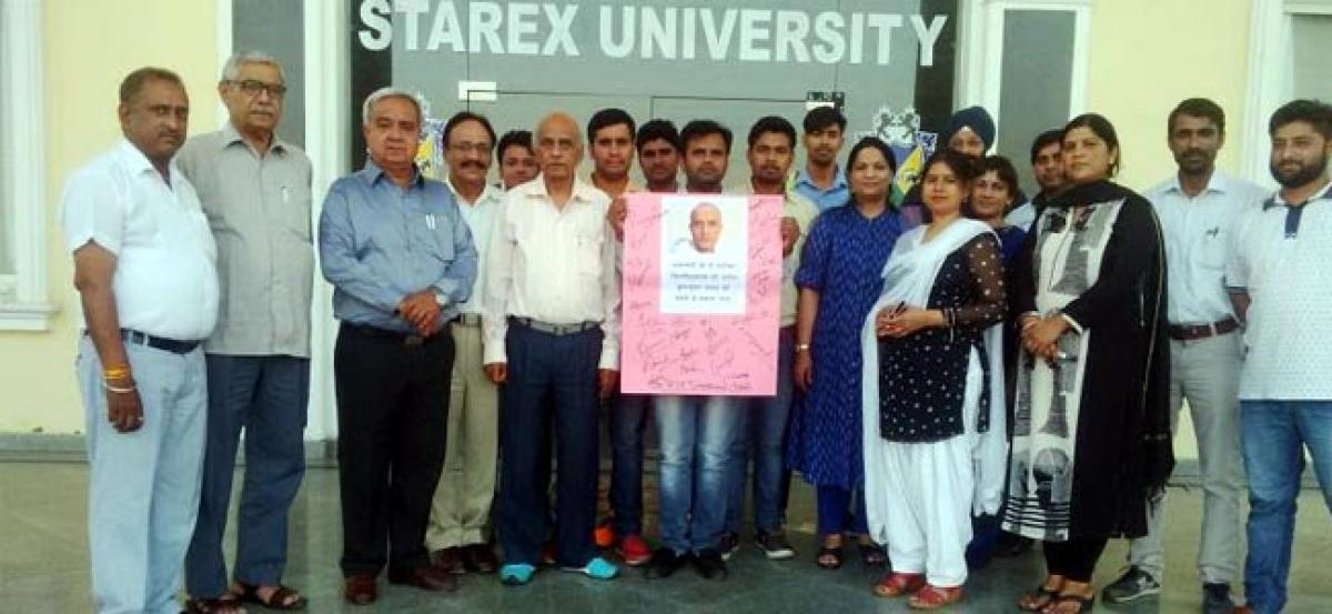 Gurgaon University Urges PM Modi To Save Jadav