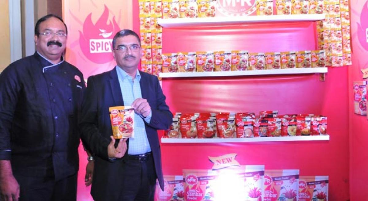 MTR Foods unveils with a spicier palate