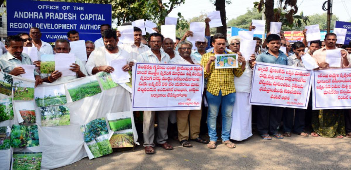 Villagers worried over Amaravati plan