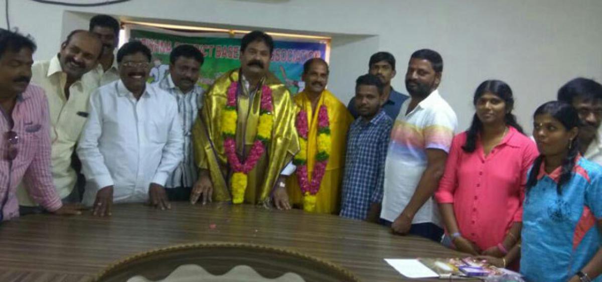 New body elected for Krishna district baseball association