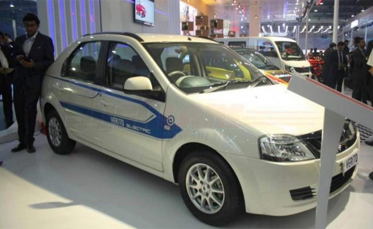Mahindra eVerito electric car features price in India Auto Expo 2016