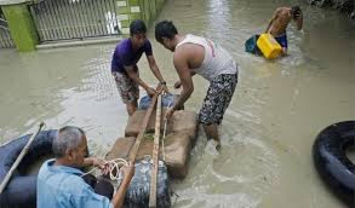Flood hit Myanmar seeks international help