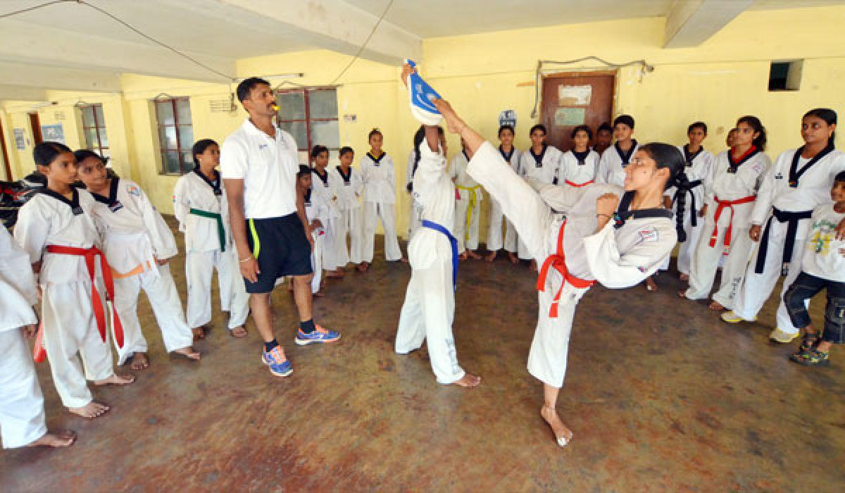 Free coaching camp in taekwondo gets underway