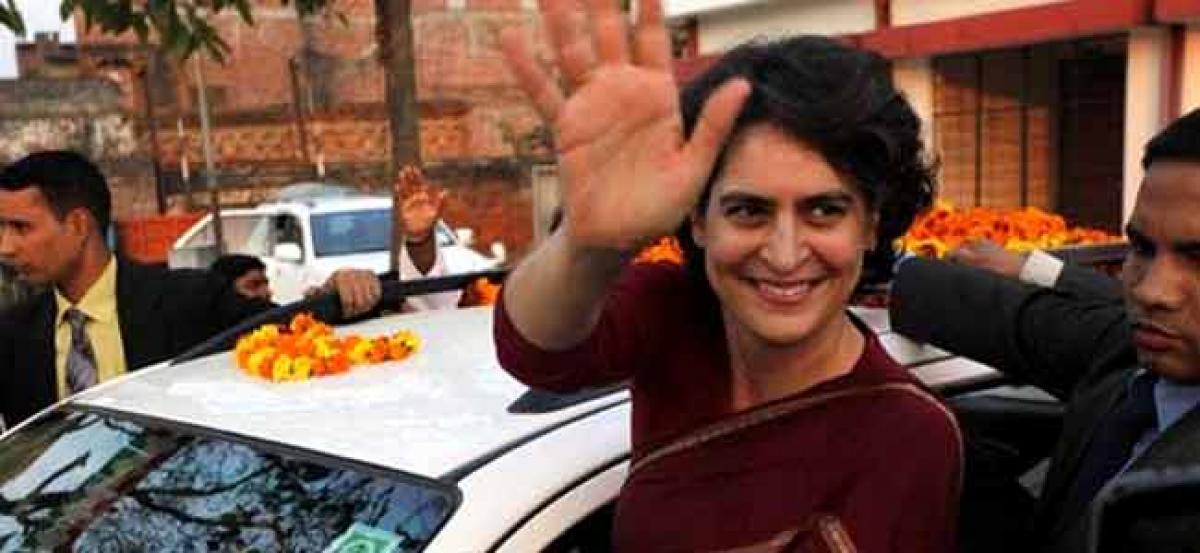 Congress names Priyanka as star campaigner for UP polls