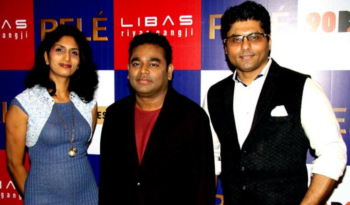 Look who met AR Rahman at Pele audio launch