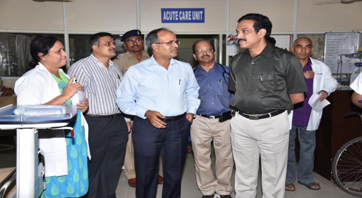 SCR’s GM visits patients down with gastroenteritis