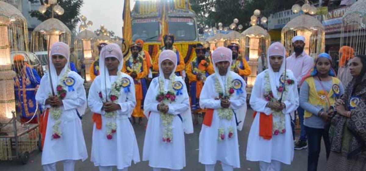 Nagar keertan in Hyderabad