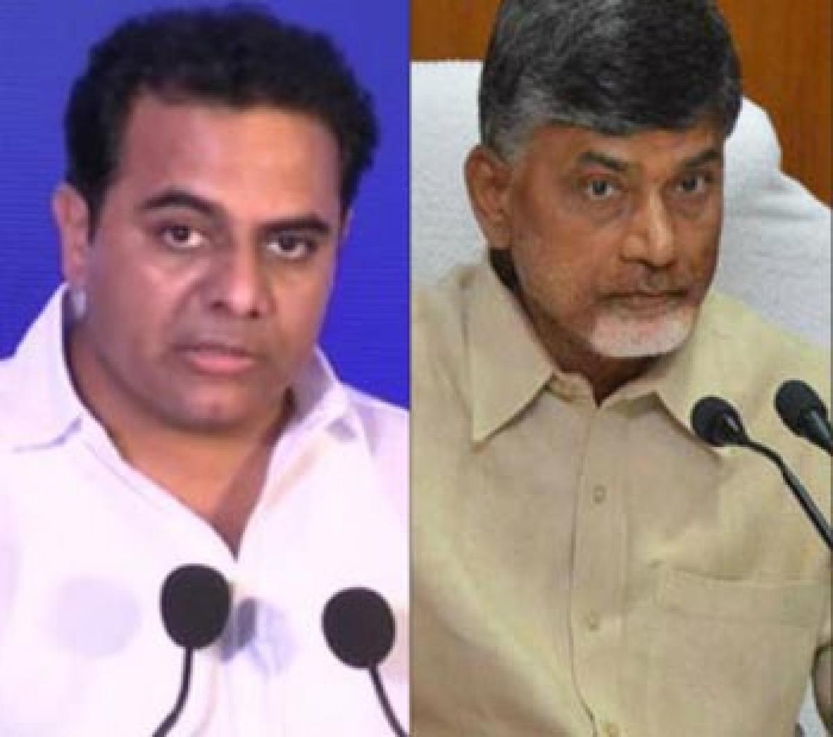 Cash for vote scam: KTR criticizes Chandrababu over Section 8