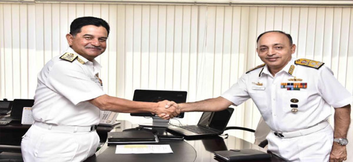 Chief of Personnel visits Eastern Naval Command