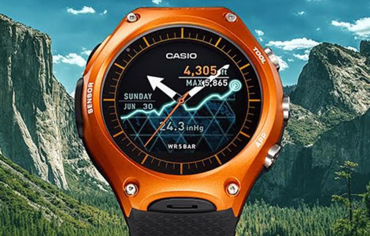 Casio smart wrist device with android wear launch likely