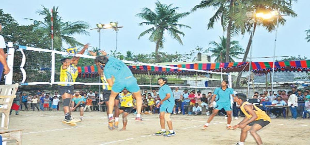 Volleyball tourney kicks off in Palacole