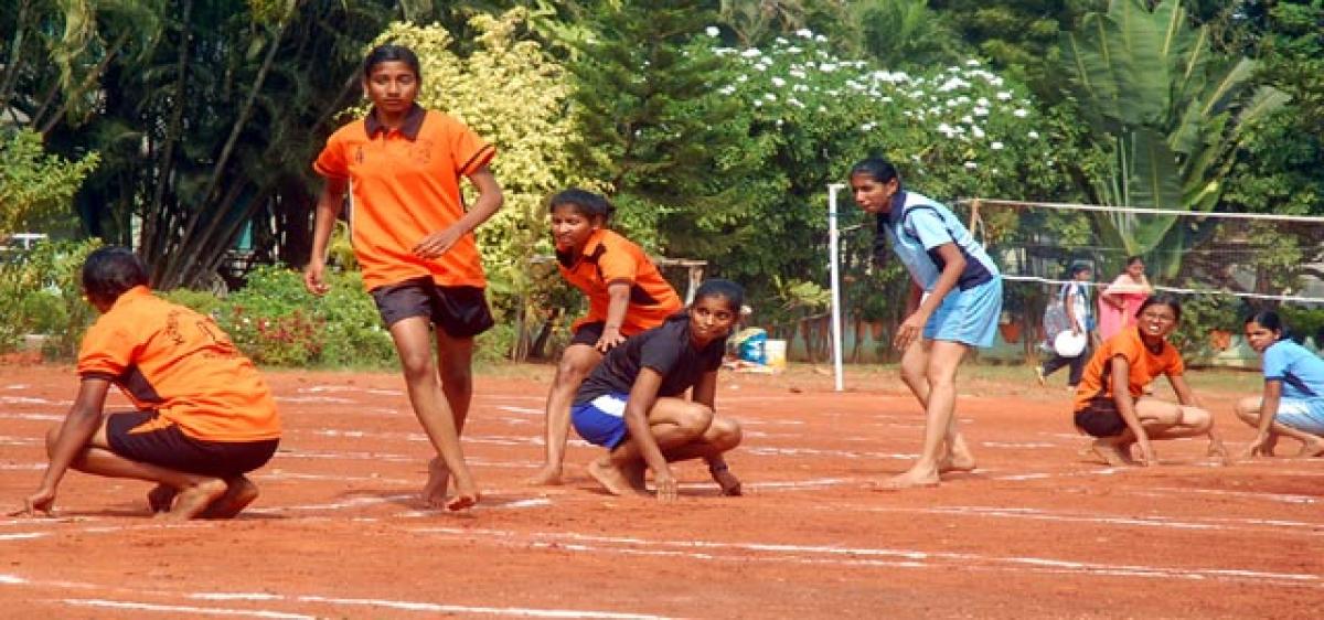 Siddhartha Mahila College, Vuyyuru Siddhartha top in Kho-Kho Championship