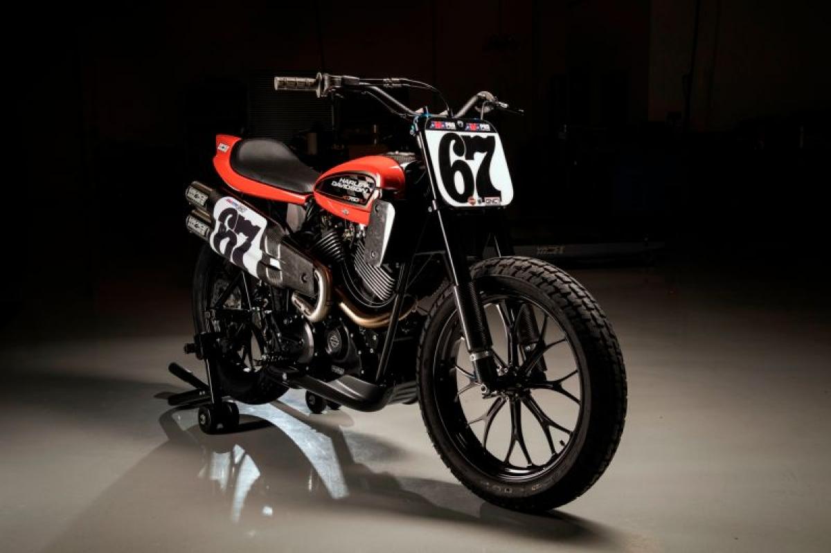Harley Davidson XG750R all set for racing at Springfield Mile Illinois