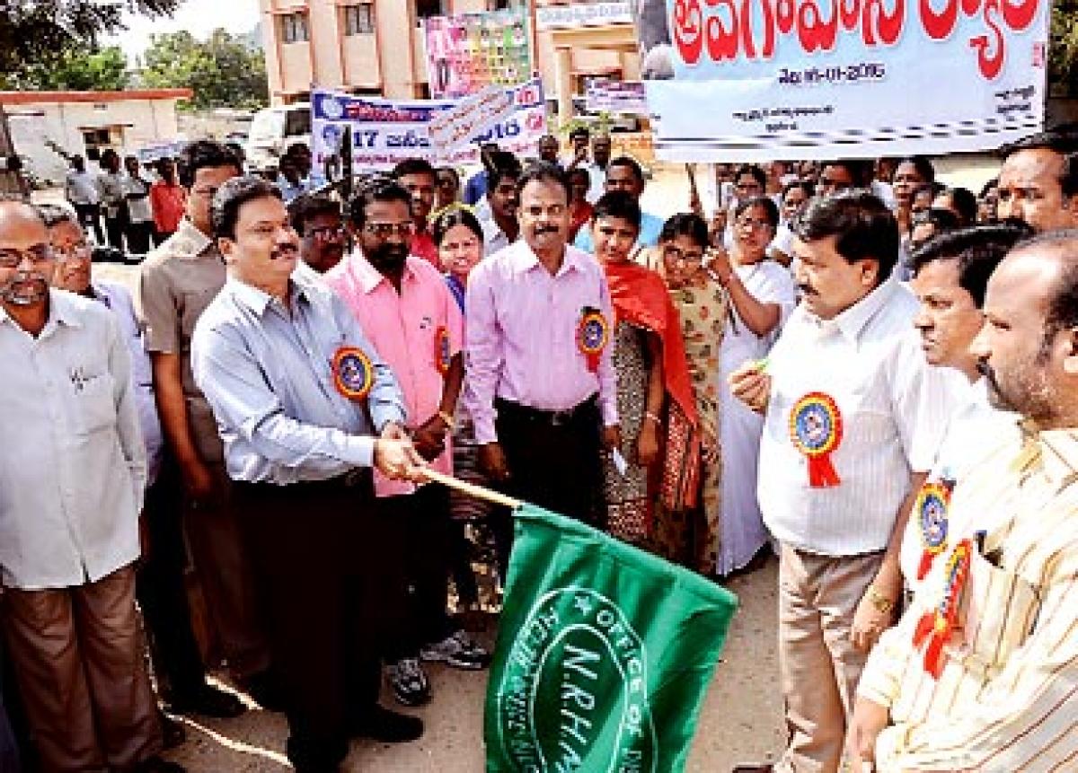 Awareness rally held on pulse polio