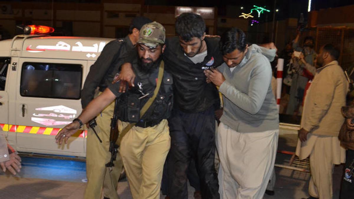 60 killed, several others wounded in attack on police academy in Pakistan