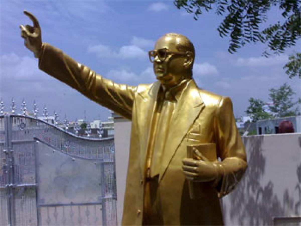 Removal of Ambedkar statue triggers row